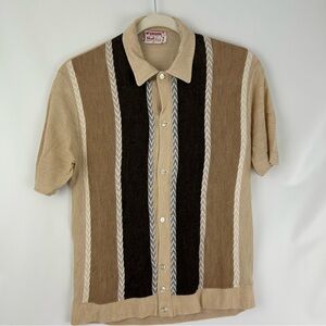 vintage McGregor "Shell" short-sleeve knit polo shirt size Medium